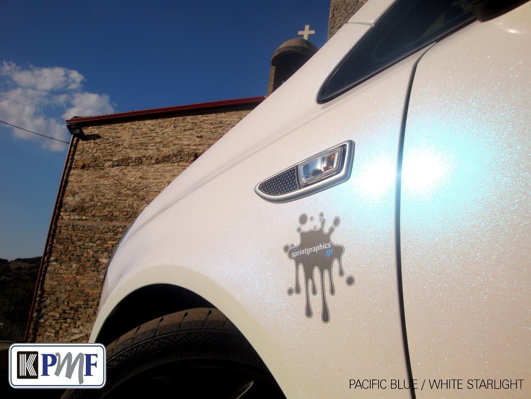 Gloss Pacific Blue Starlight Gloss Overlaminate wrap by KPMF, photograph 3 of 4