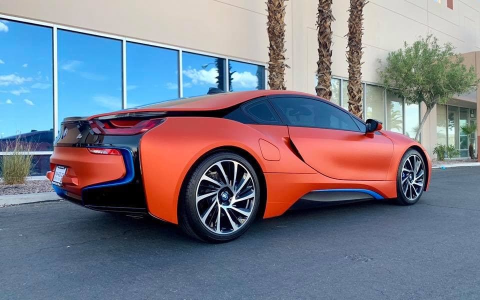 Matte Iced Orange Titanium Matte Metallic wrap by KPMF, photograph 1 of 4