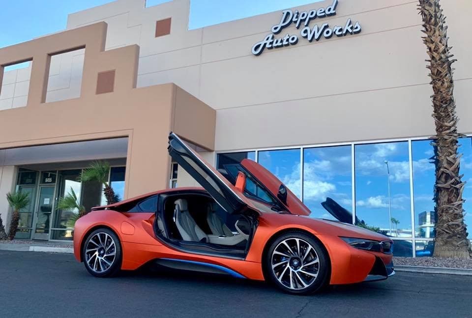 Matte Iced Orange Titanium Matte Metallic wrap by KPMF, photograph 2 of 4