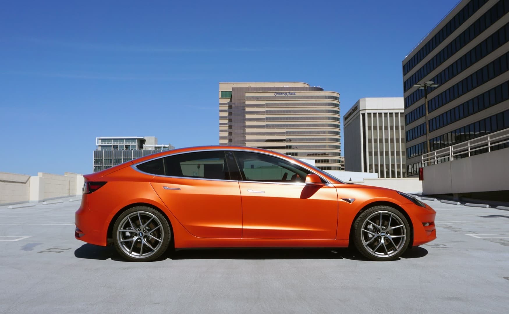 Matte Iced Orange Titanium Matte Metallic wrap by KPMF, photograph 4 of 4