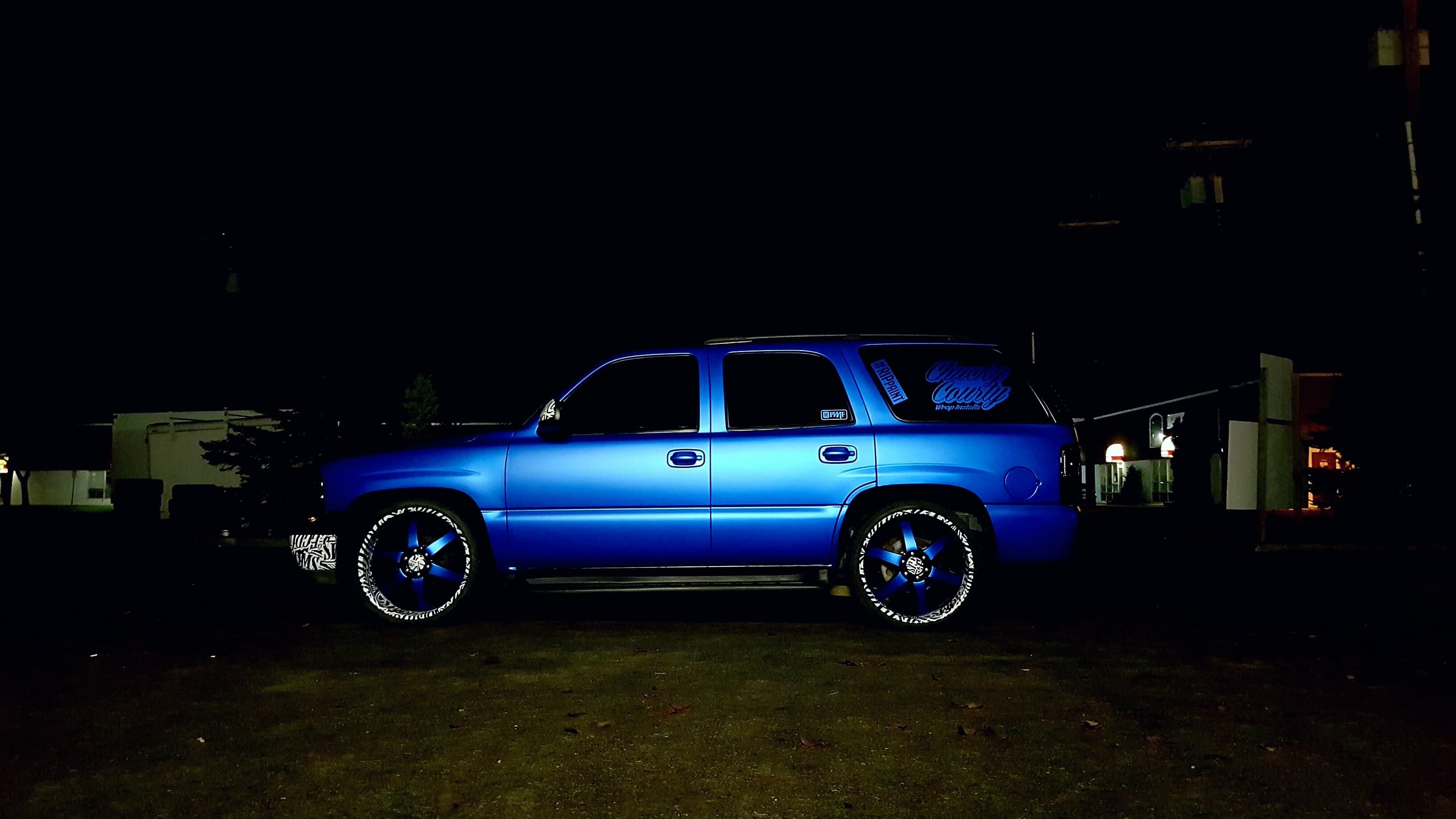 Matte Iced Blue Titanium Matte Metallic wrap by KPMF, photograph 2 of 8