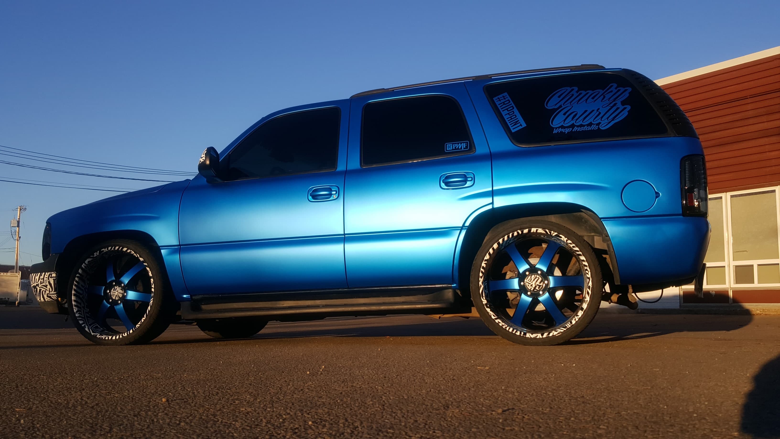 Matte Iced Blue Titanium Matte Metallic wrap by KPMF, photograph 4 of 8