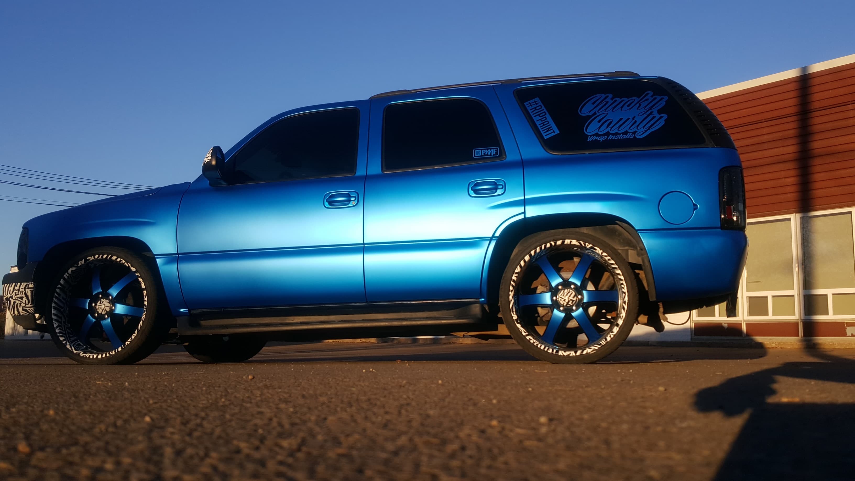 Matte Iced Blue Titanium Matte Metallic wrap by KPMF, photograph 5 of 8