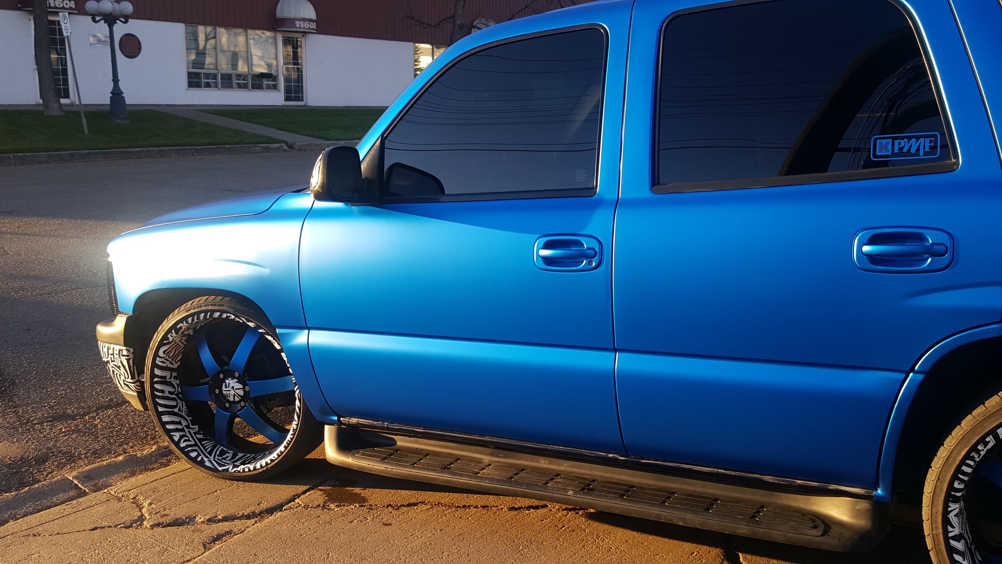 Matte Iced Blue Titanium Matte Metallic wrap by KPMF, photograph 6 of 8
