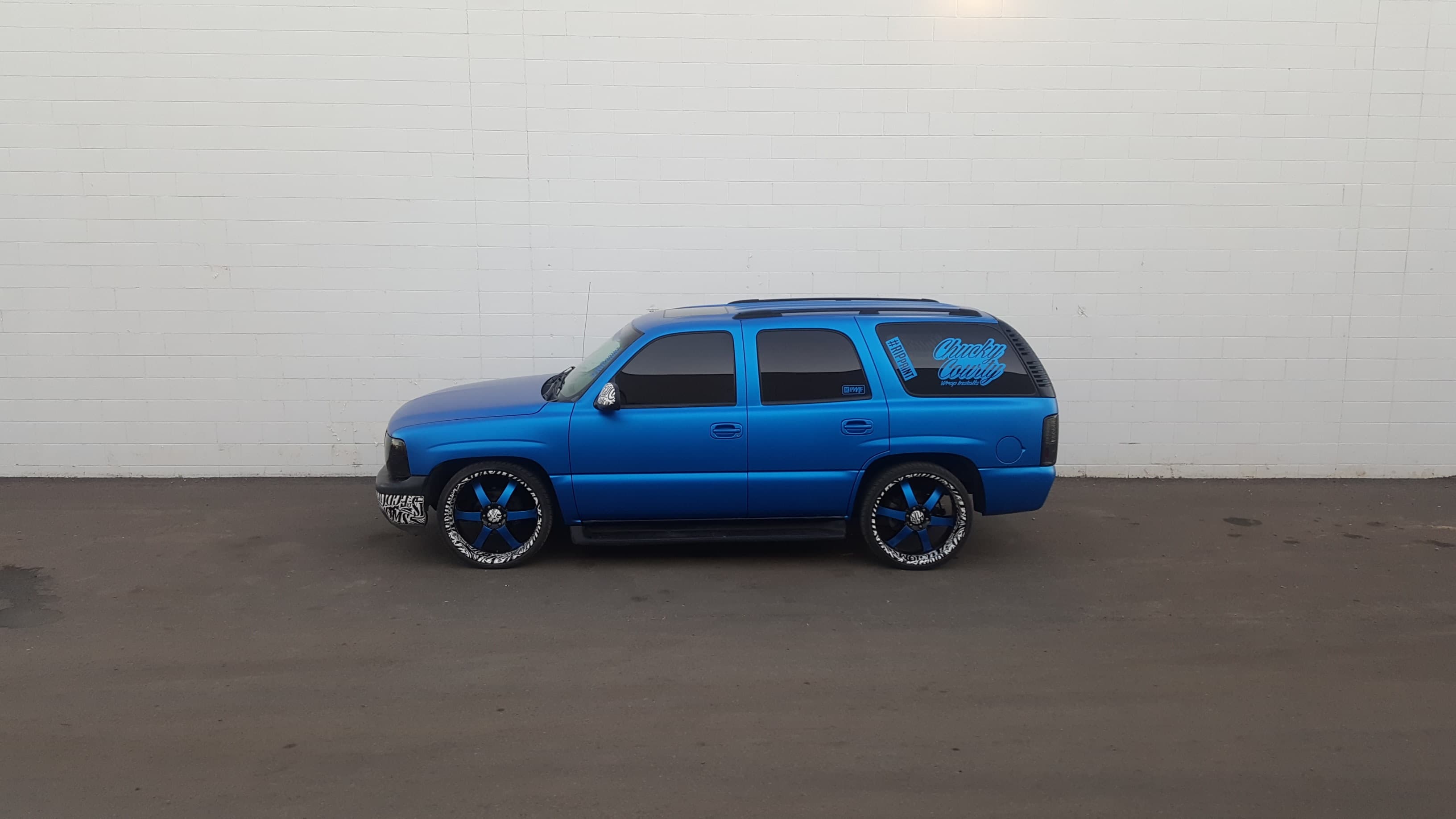 Matte Iced Blue Titanium Matte Metallic wrap by KPMF, photograph 8 of 8