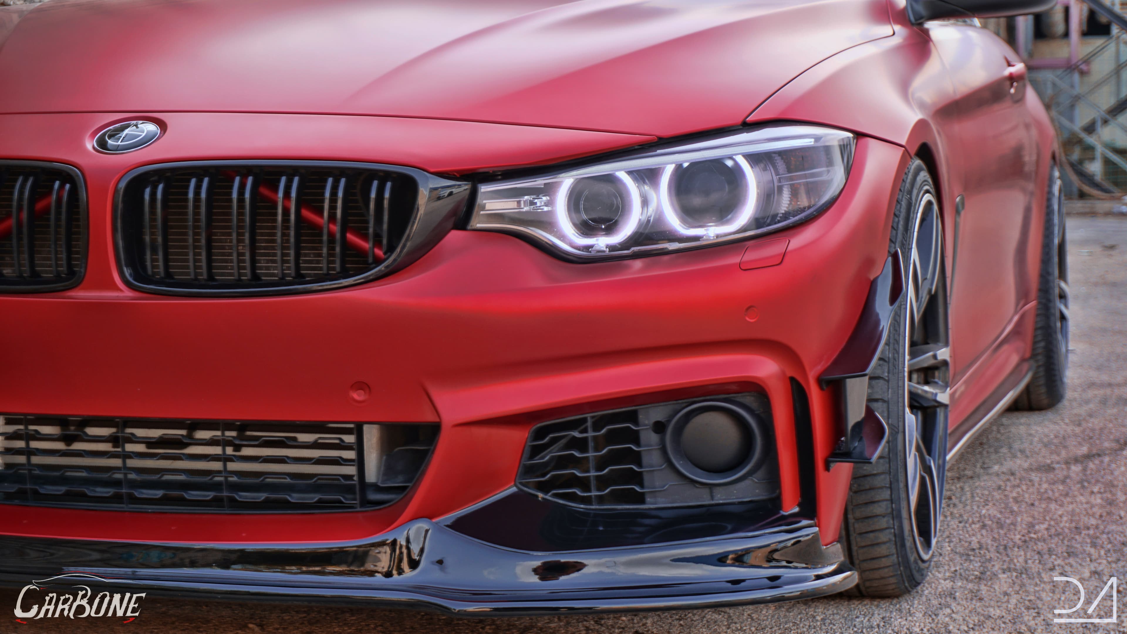 Matte Iced Red Titanium Matte Metallic wrap by KPMF, photograph 1 of 5