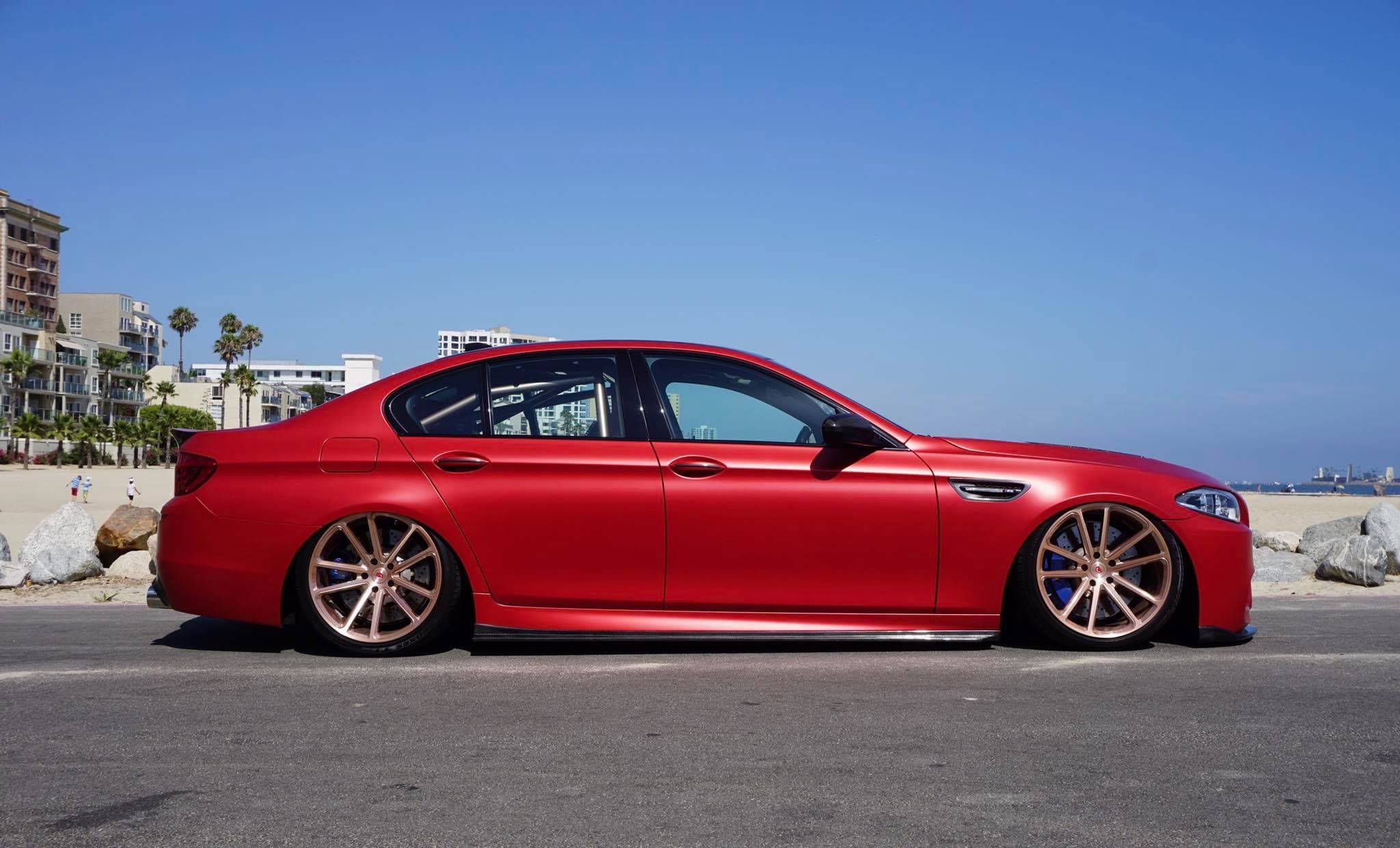 Matte Iced Red Titanium Matte Metallic wrap by KPMF, photograph 3 of 5