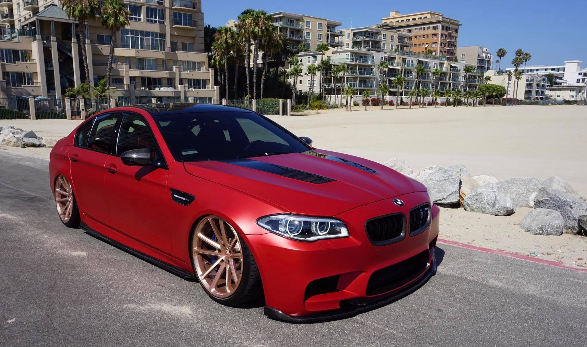 Matte Iced Red Titanium Matte Metallic wrap by KPMF, photograph 4 of 5