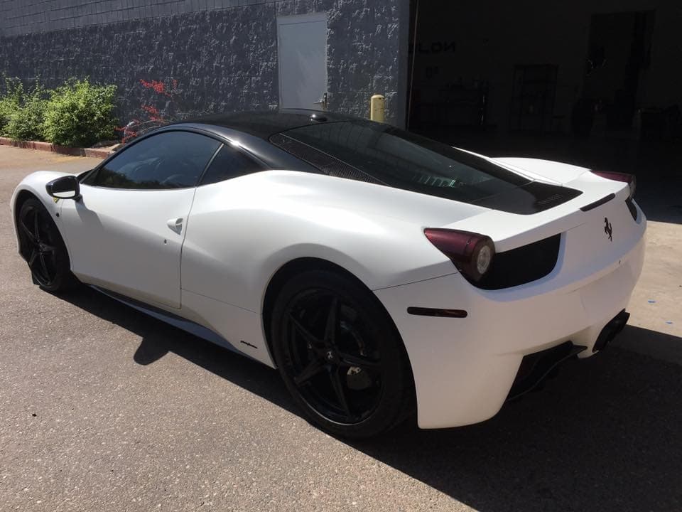 Matte Crystalline White Metallic Matte Metallic wrap by KPMF, photograph 2 of 8