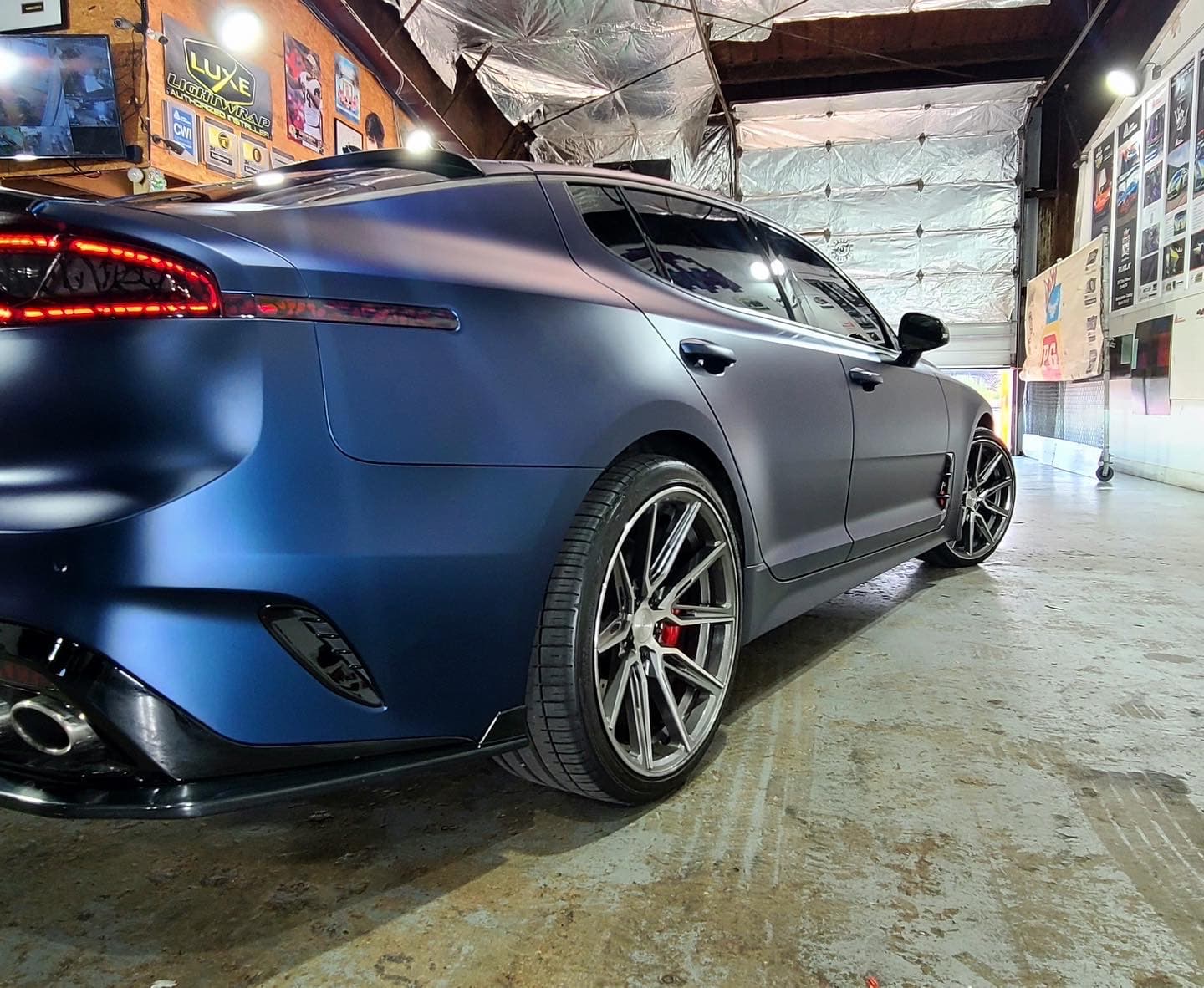 Matte Sinister Blue Matte wrap by KPMF, photograph 2 of 4