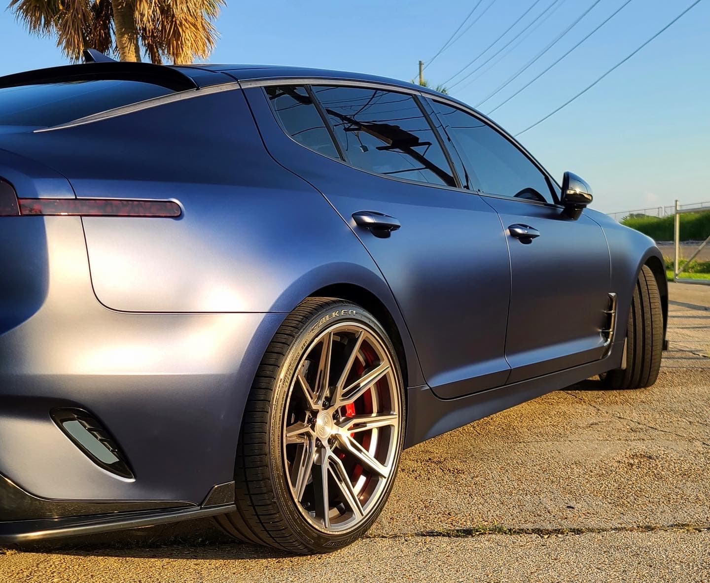 Matte Sinister Blue Matte wrap by KPMF, photograph 3 of 4