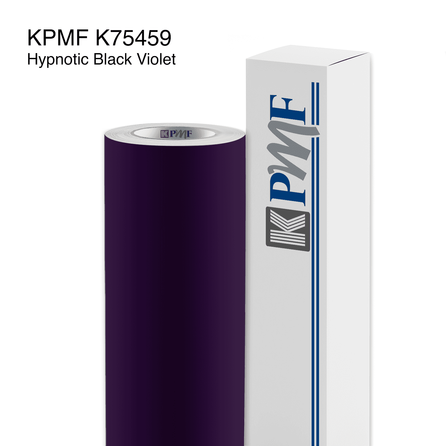 Gloss Hypnotic Black Violet film swatch