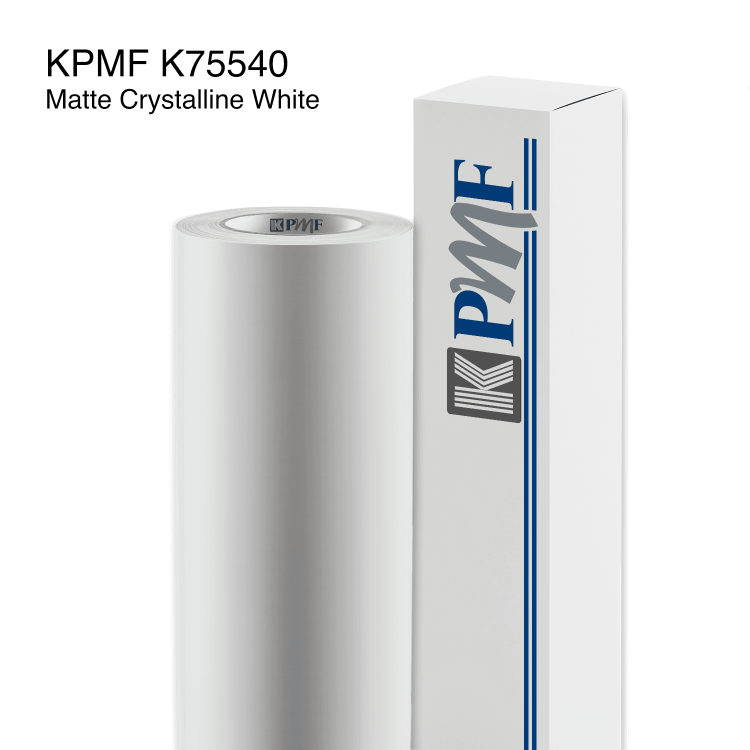 Matte Crystalline White Metallic film swatch