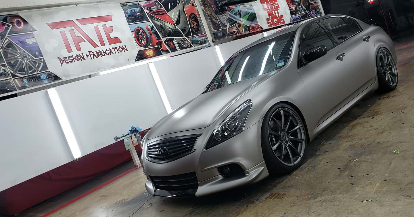 Matte Iced Silver Titanium Matte Metallic wrap by KPMF, photograph 1 of 7