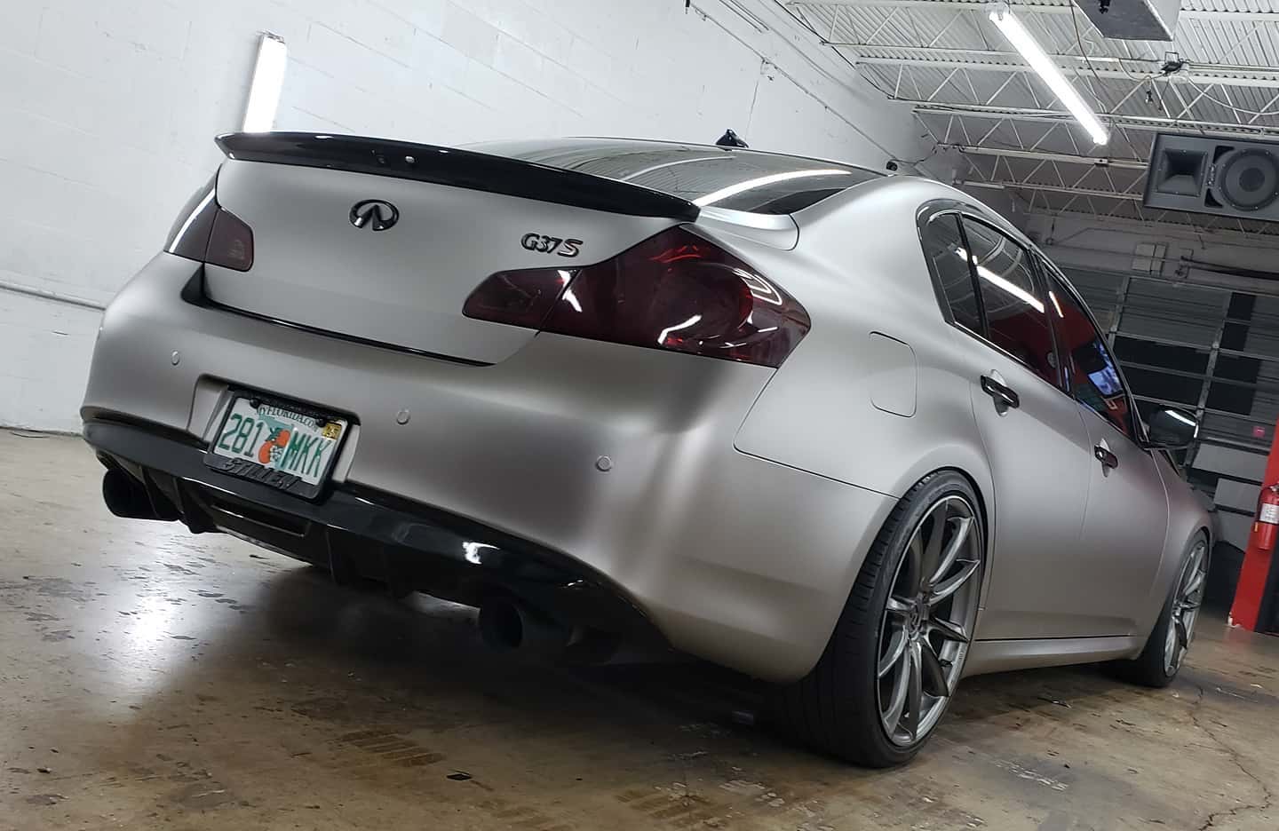Matte Iced Silver Titanium Matte Metallic wrap by KPMF, photograph 2 of 7