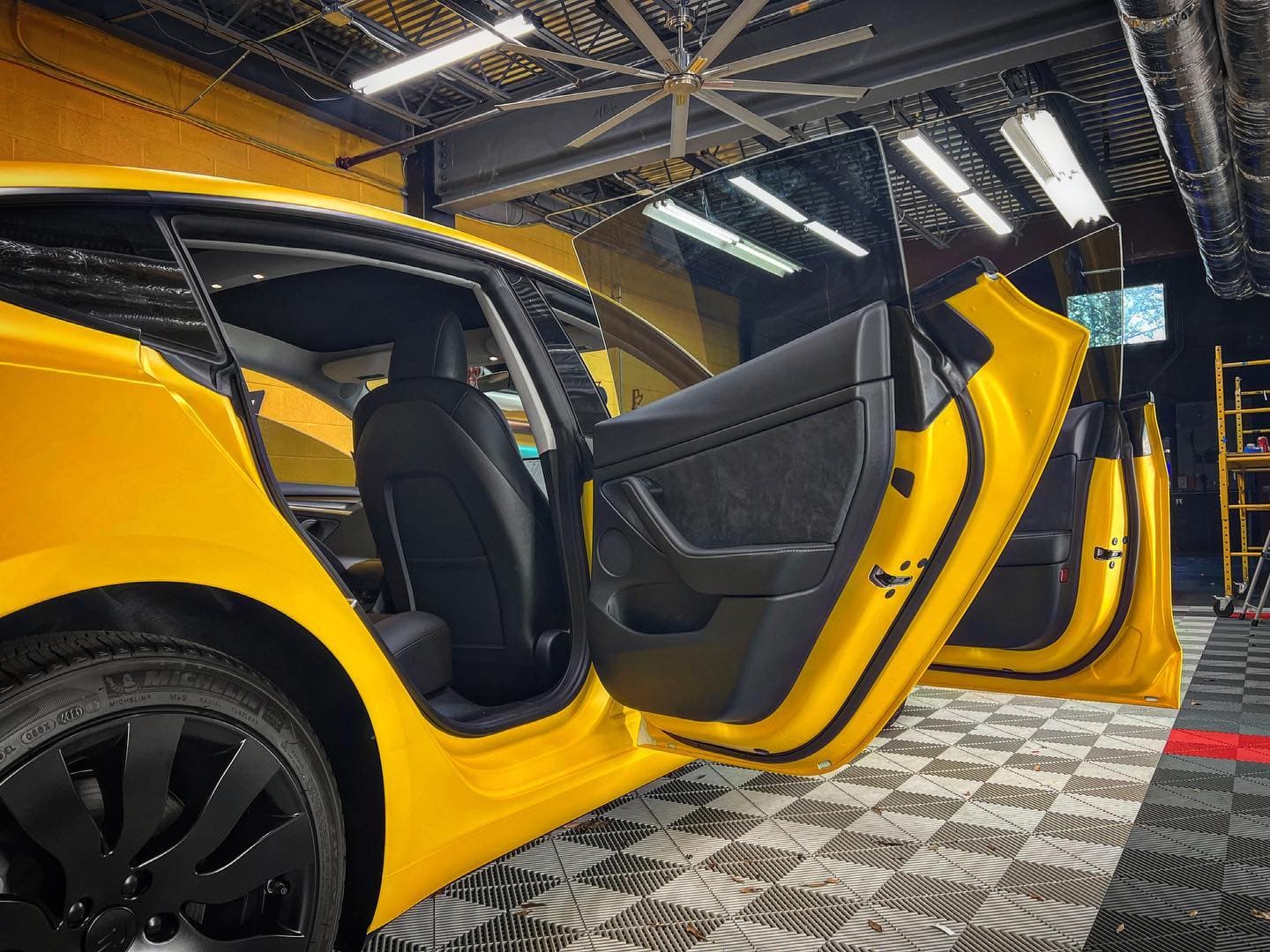 Matte Sonic Yellow Pearl Matte Pearlescent wrap by KPMF, photograph 7 of 8