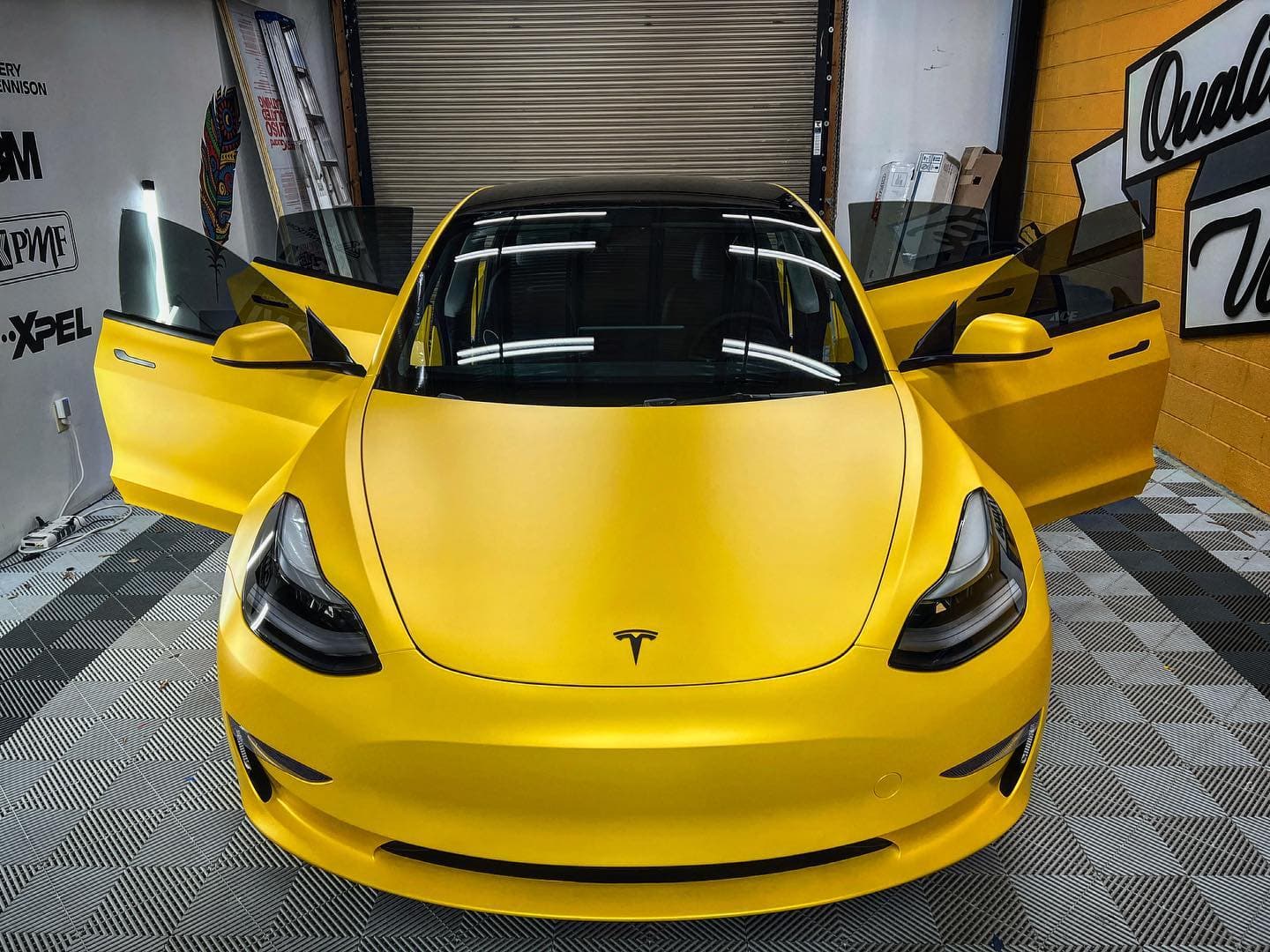 Matte Sonic Yellow Pearl Matte Pearlescent wrap by KPMF, photograph 8 of 8