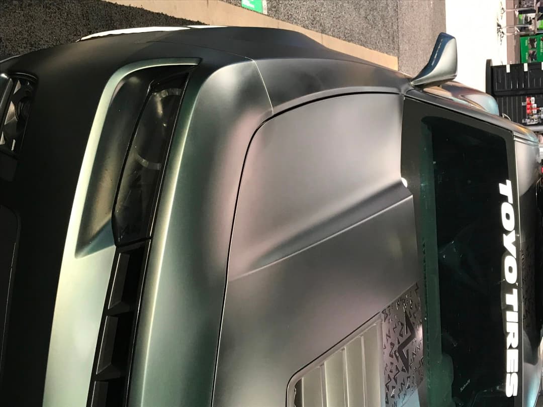 Matte Platinum Dark Sage Iridescent Matte Iridescent wrap by KPMF, photograph 8 of 8
