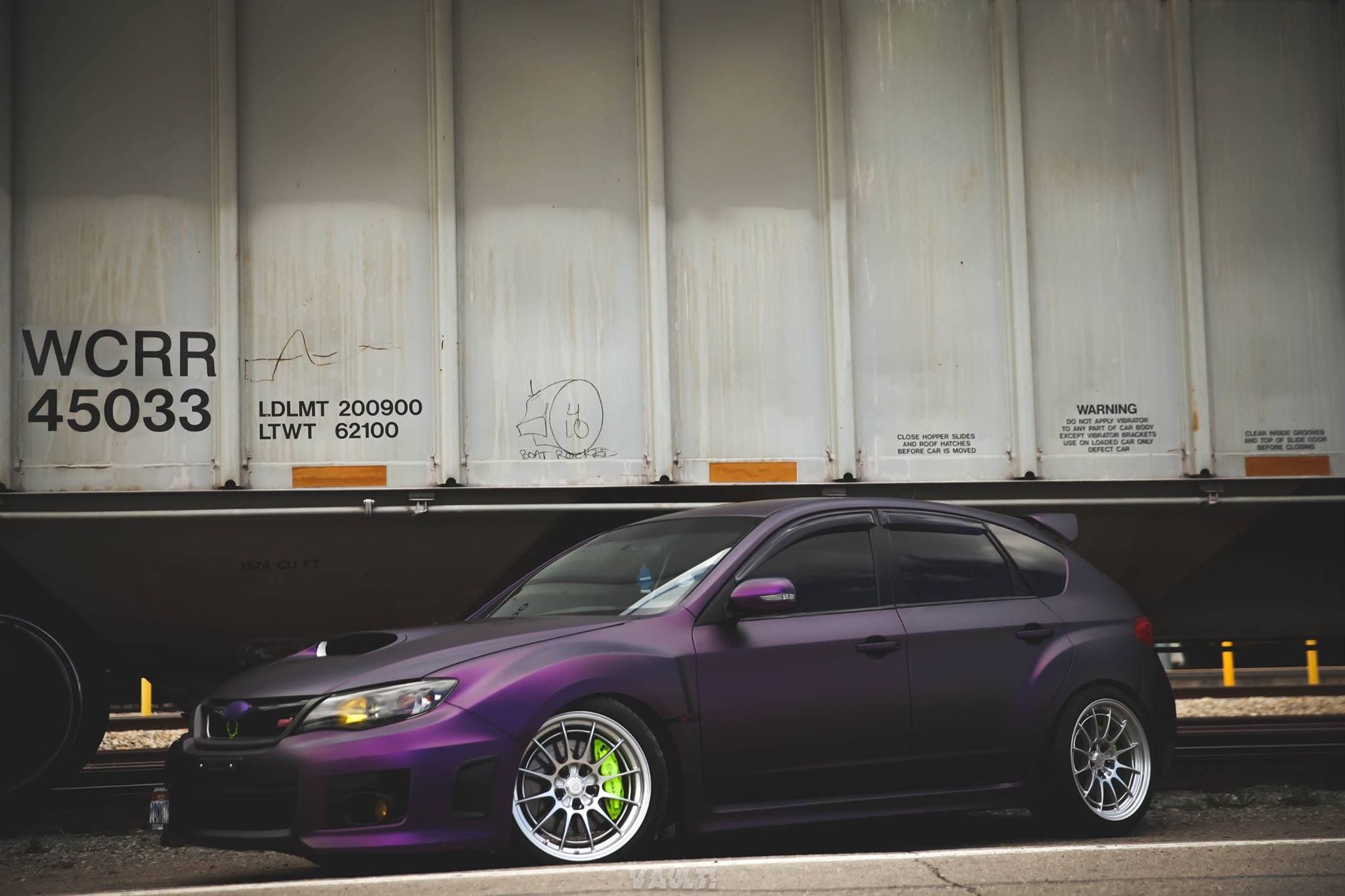 Matte Purple/Black Iridescent Matte Iridescent wrap by KPMF, photograph 1 of 8