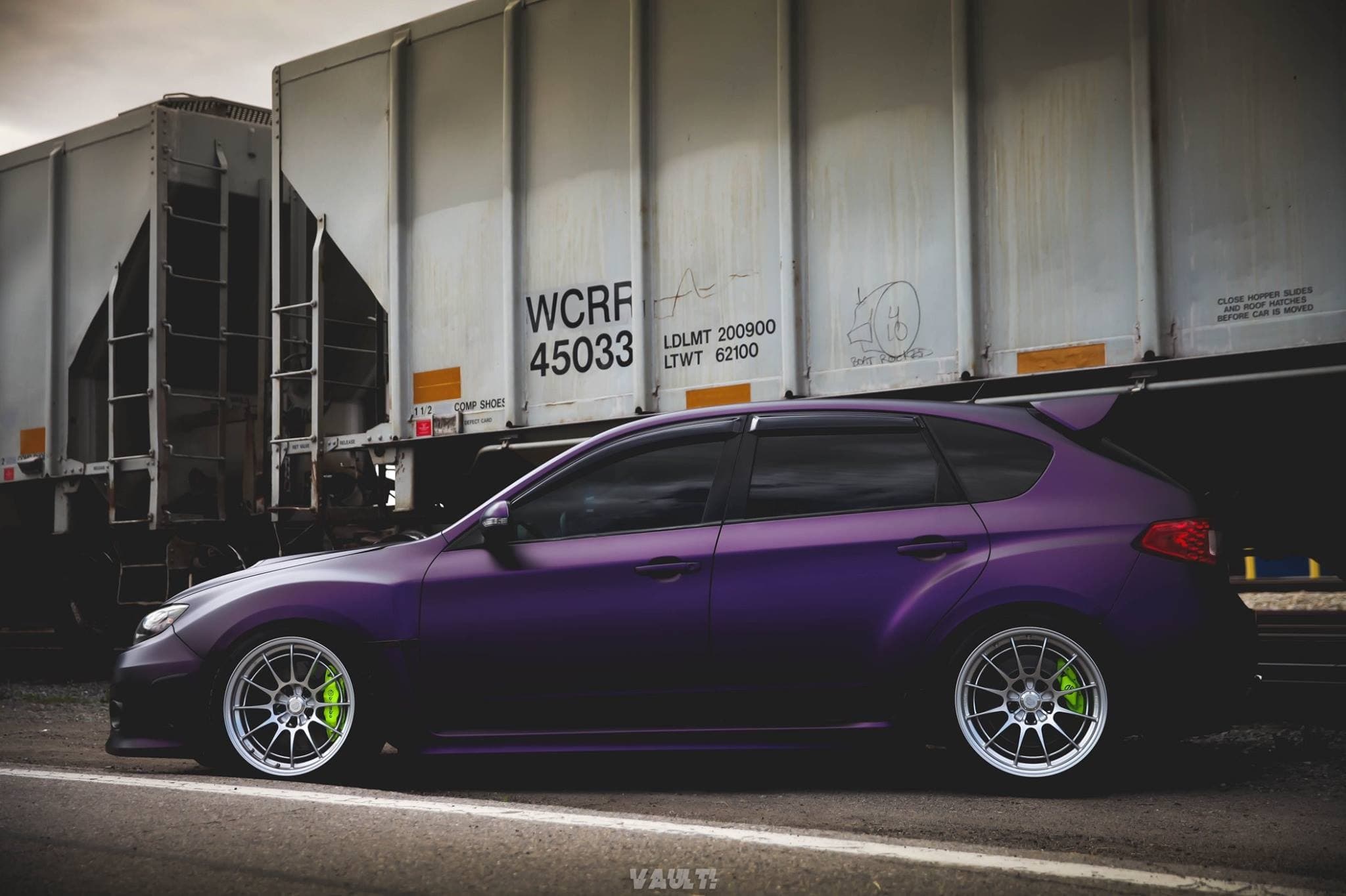 Matte Purple/Black Iridescent Matte Iridescent wrap by KPMF, photograph 2 of 8