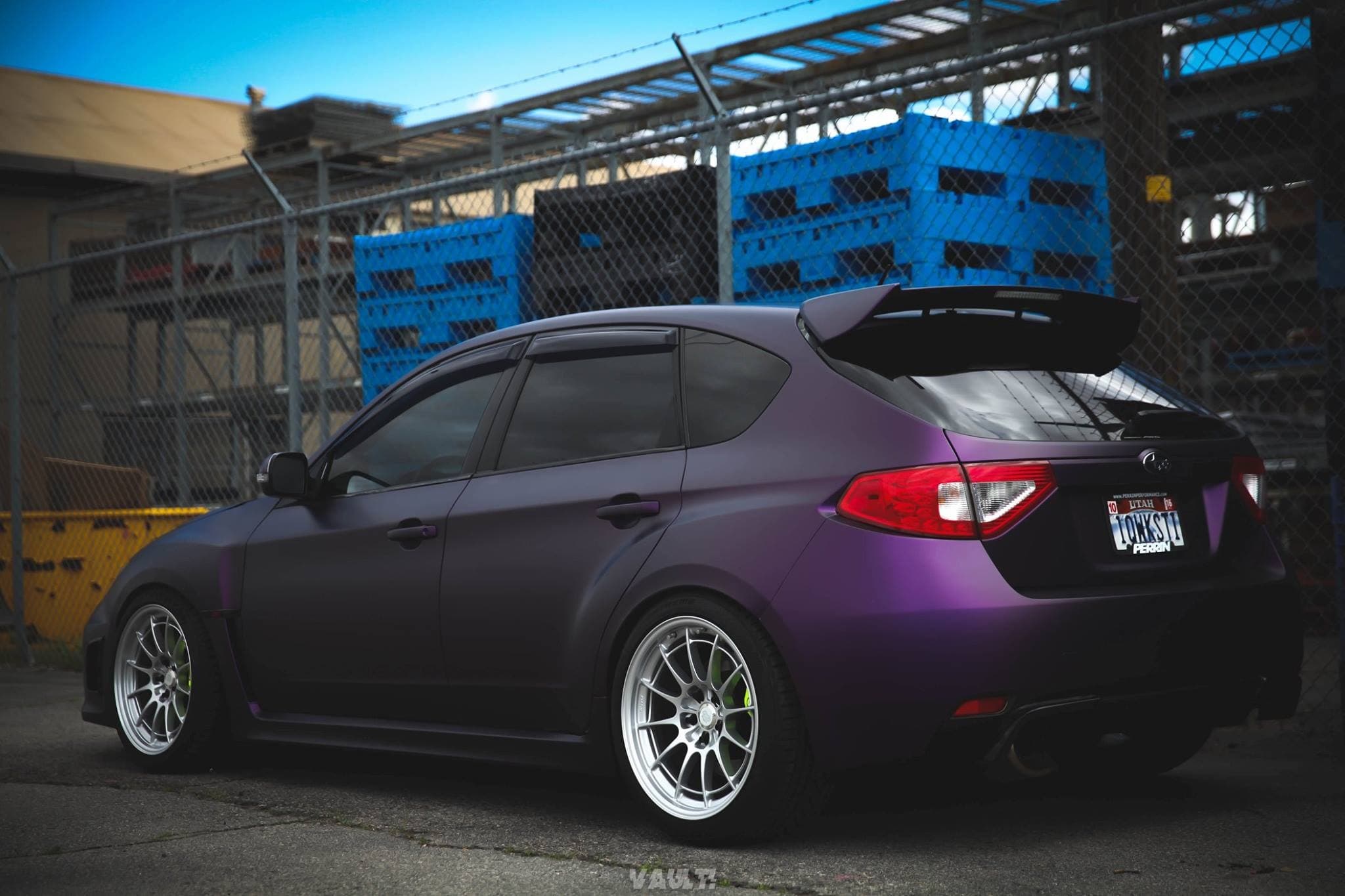 Matte Purple/Black Iridescent Matte Iridescent wrap by KPMF, photograph 3 of 8