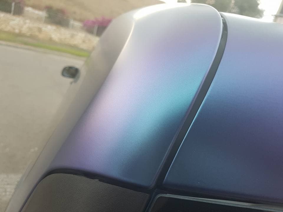 Matte Purple/Blue Iridescent Matte Iridescent wrap by KPMF, photograph 8 of 8