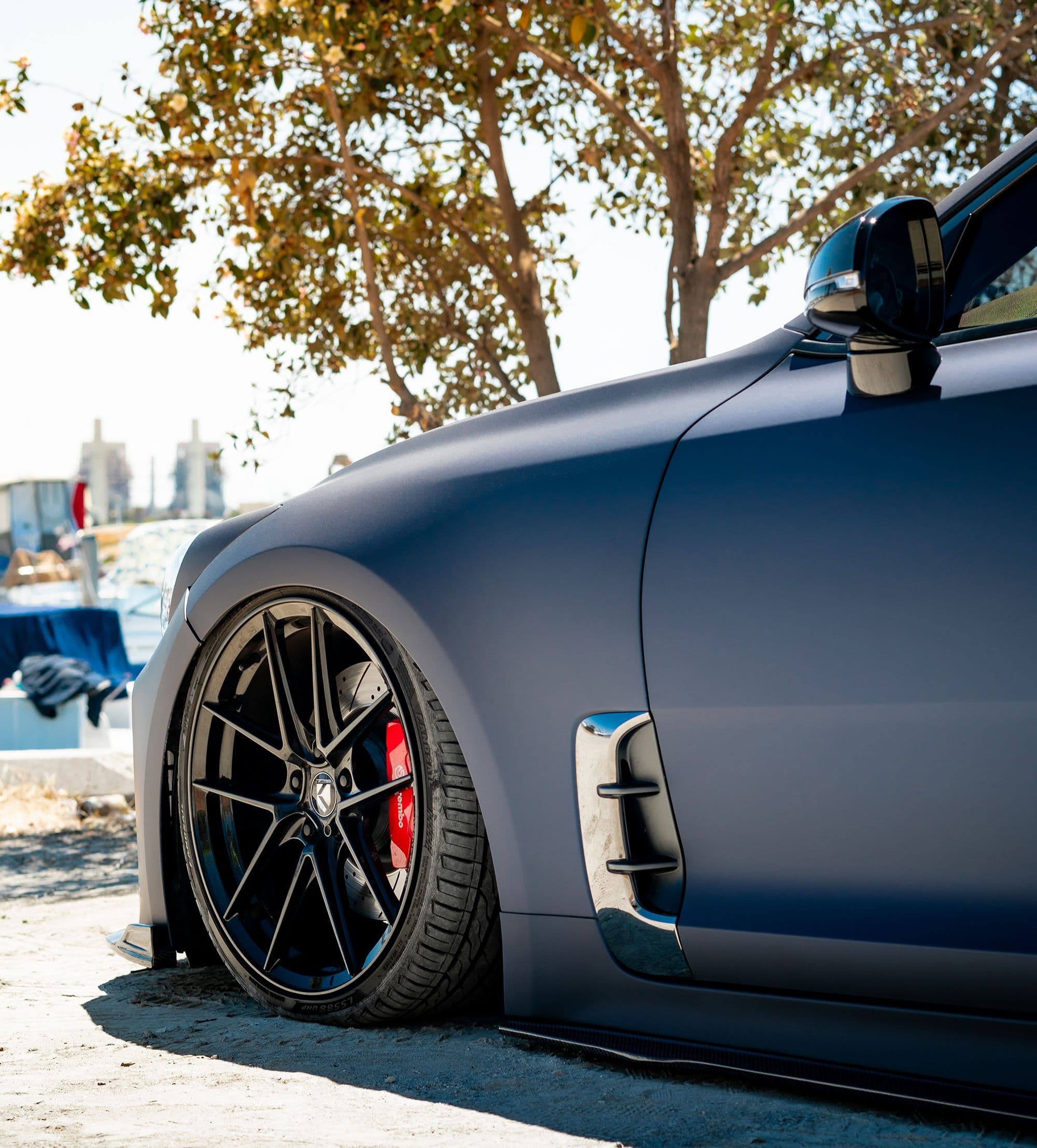 Absolute Matte Quantum Blue Absolute Matte wrap by KPMF, photograph 2 of 2
