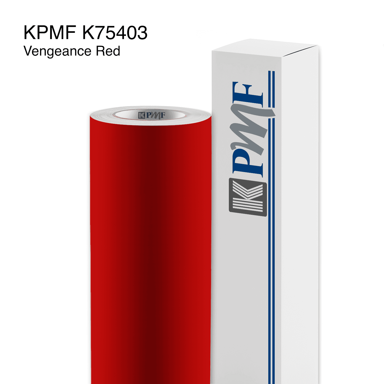 Vengeance Red Metallic film swatch
