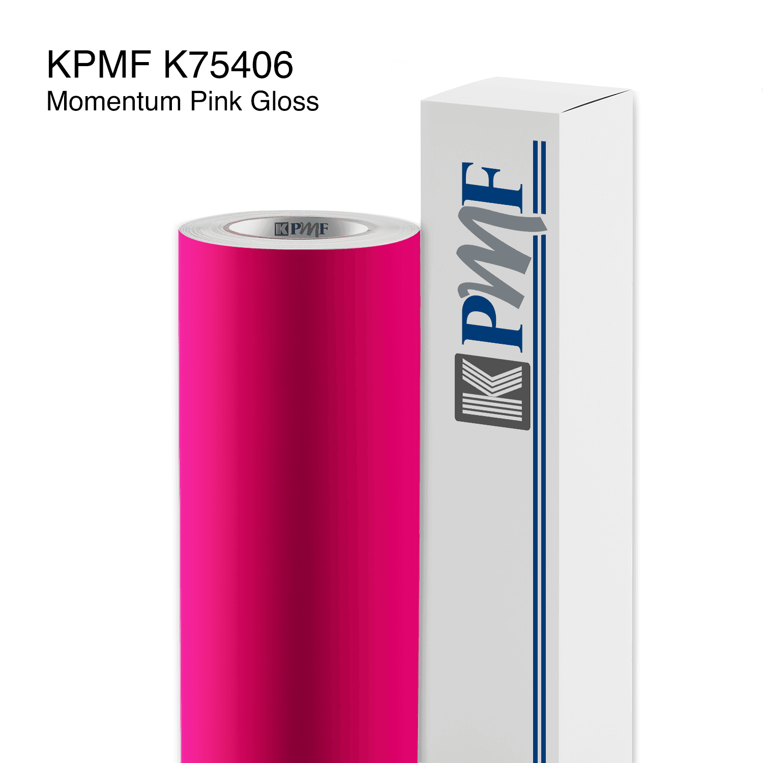 Momentum Pink Gloss Metallic film swatch