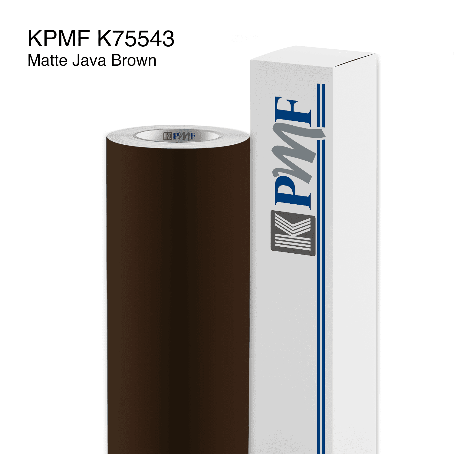 Matte Java Brown Metallic film swatch