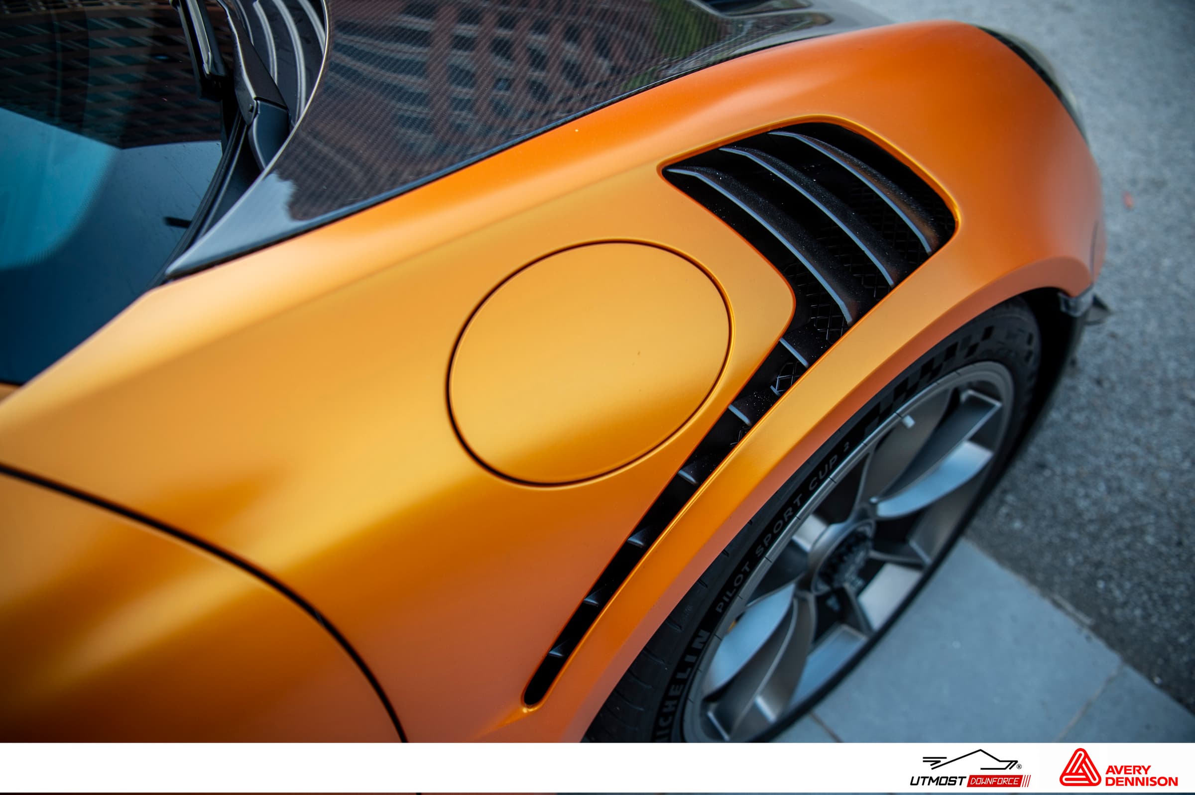 Satin Stunning Orange Satin wrap by Avery Dennison, photograph 14 of 22