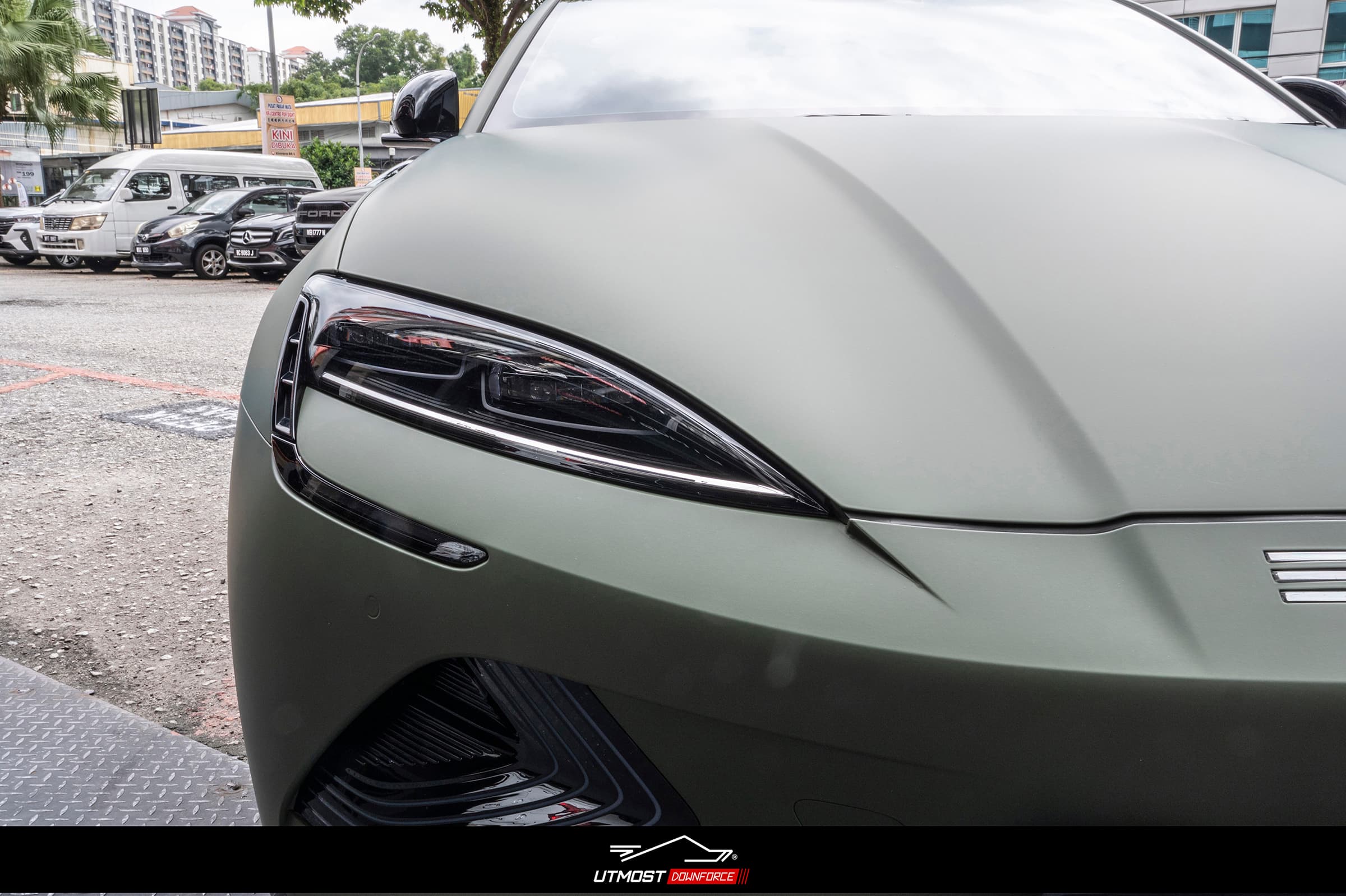 Matte Olive Green Matte wrap by Avery Dennison, photograph 11 of 18