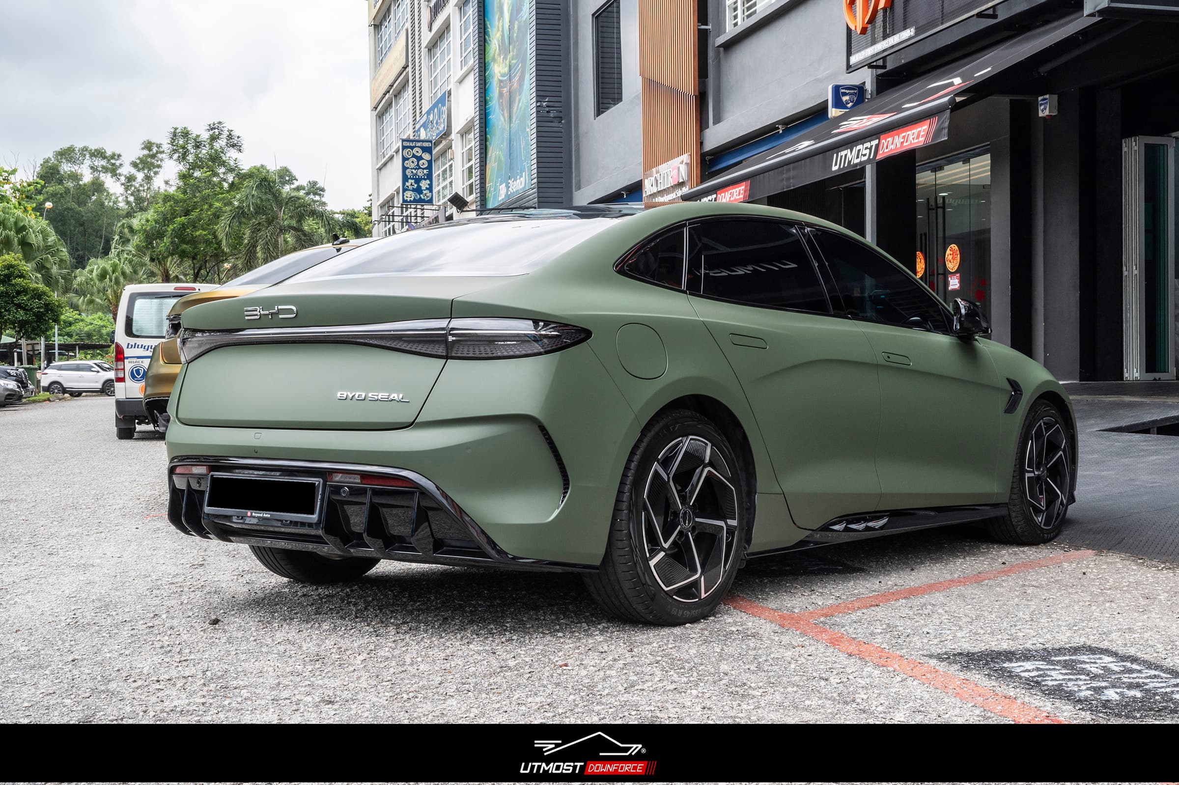 Matte Olive Green Matte wrap by Avery Dennison, photograph 3 of 18
