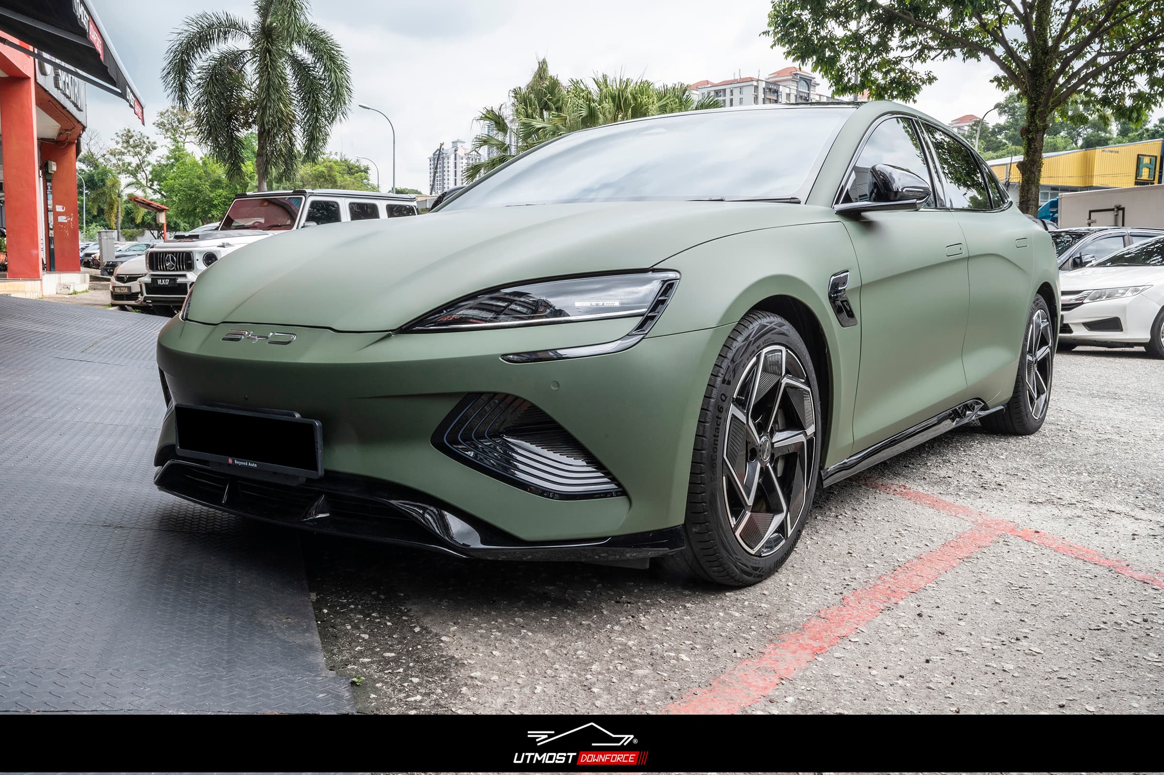 Matte Olive Green Matte wrap by Avery Dennison, photograph 5 of 18