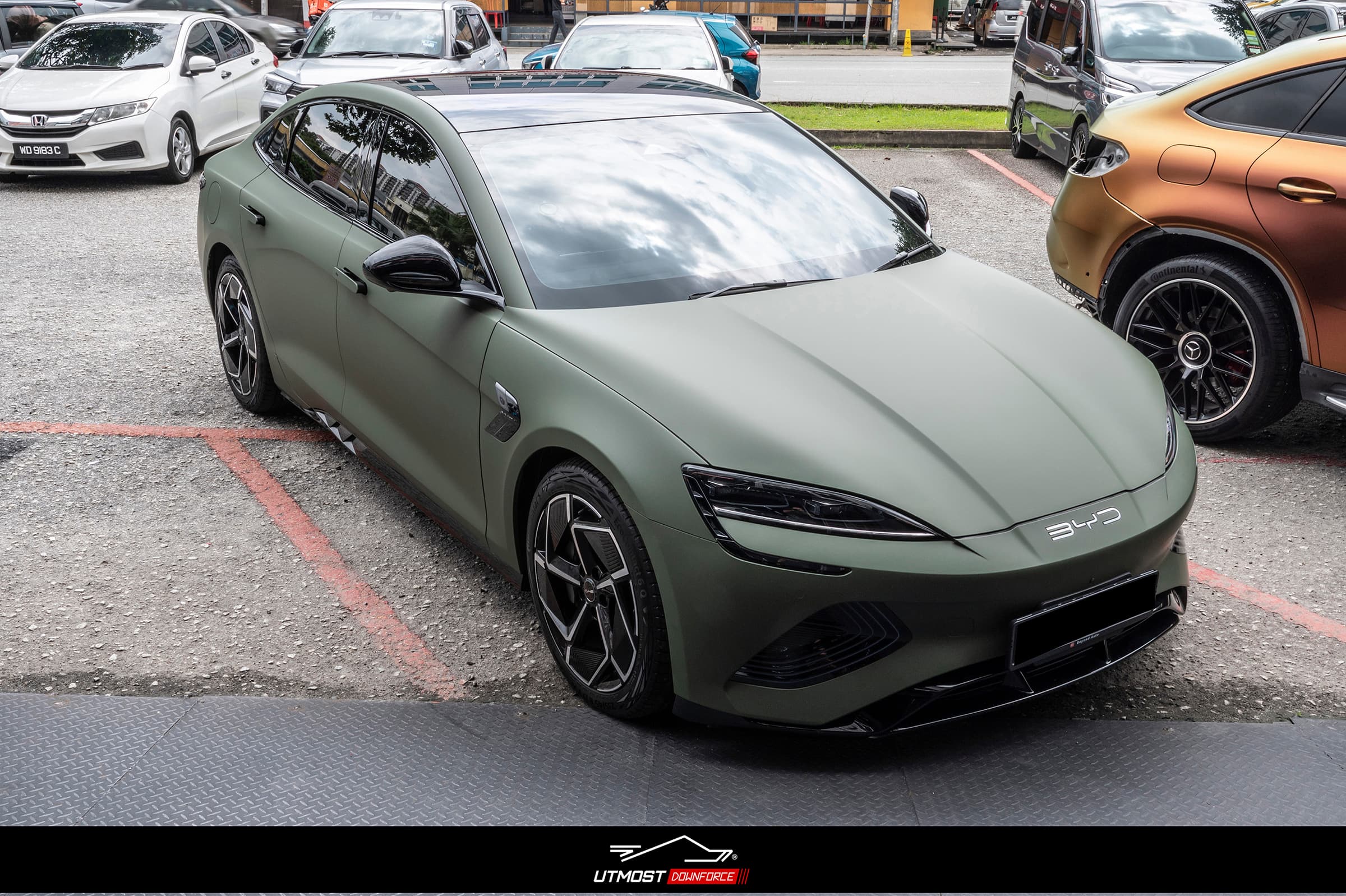 Matte Olive Green Matte wrap by Avery Dennison, photograph 6 of 18
