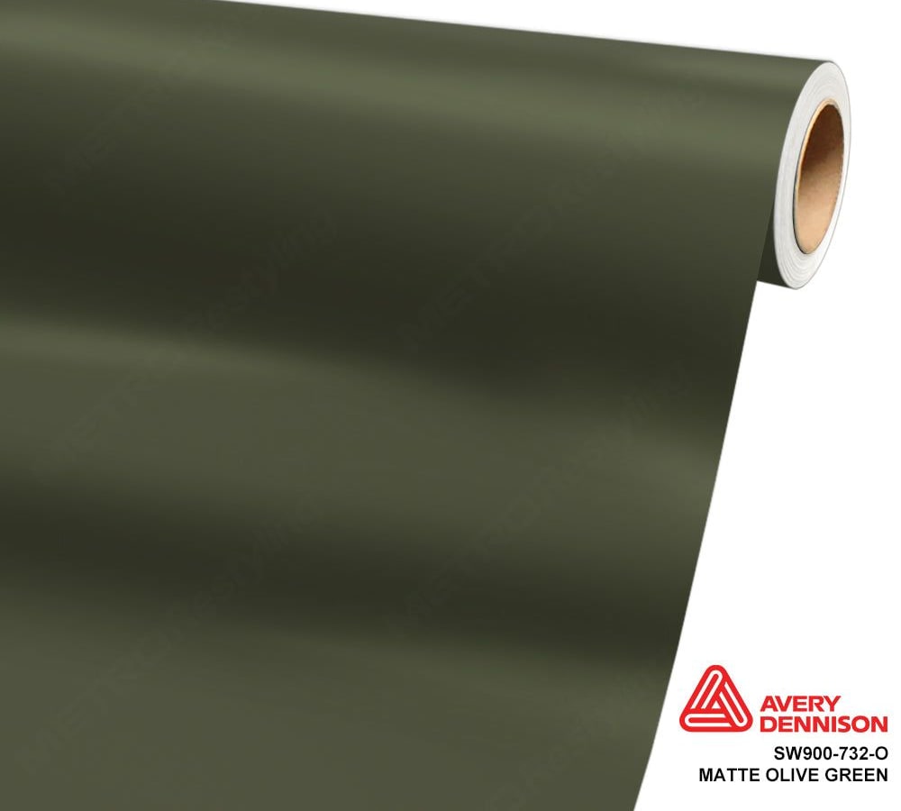 Satin Olive Green swatch