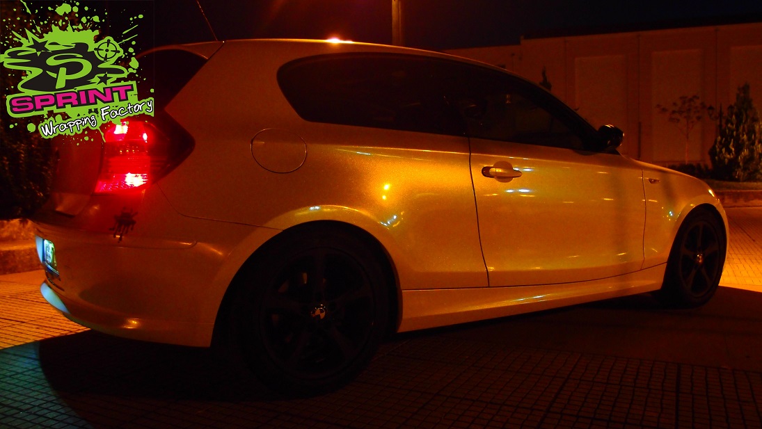 Gold/White Starlight Gloss wrap example