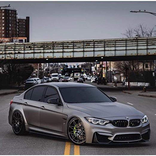 Matte Iced Silver Titanium wrap example