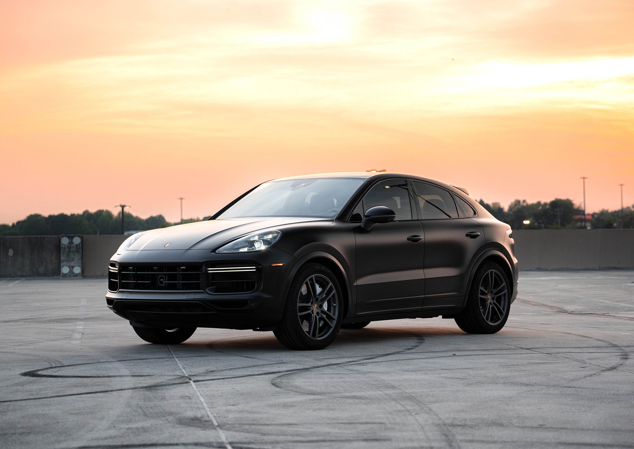 Satin Perfect Black on car