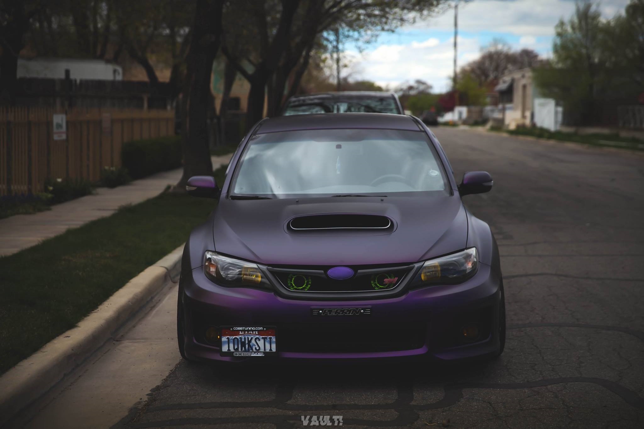 Matte Purple/Black Iridescent wrap example