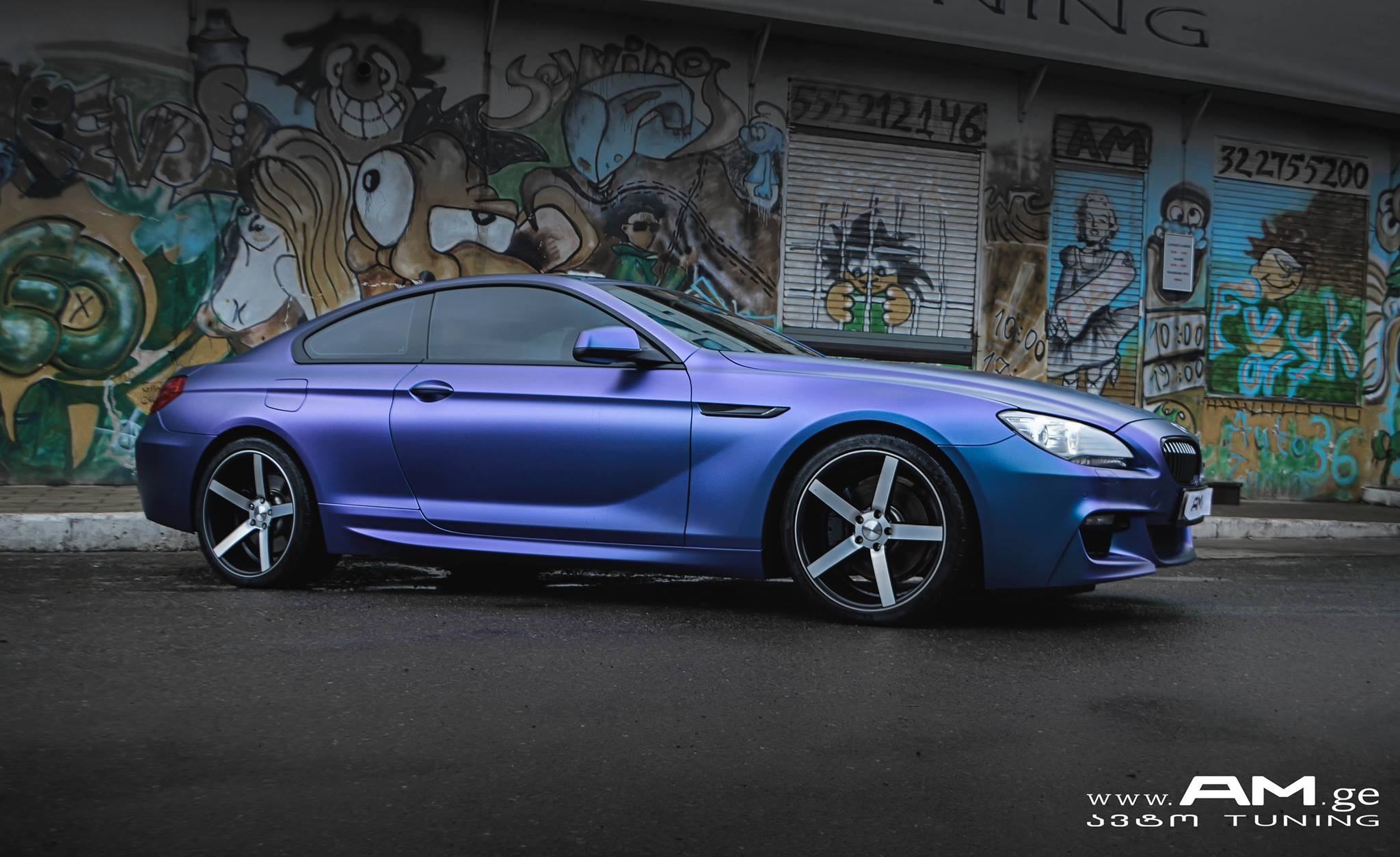 Matte Purple/Blue Iridescent on car