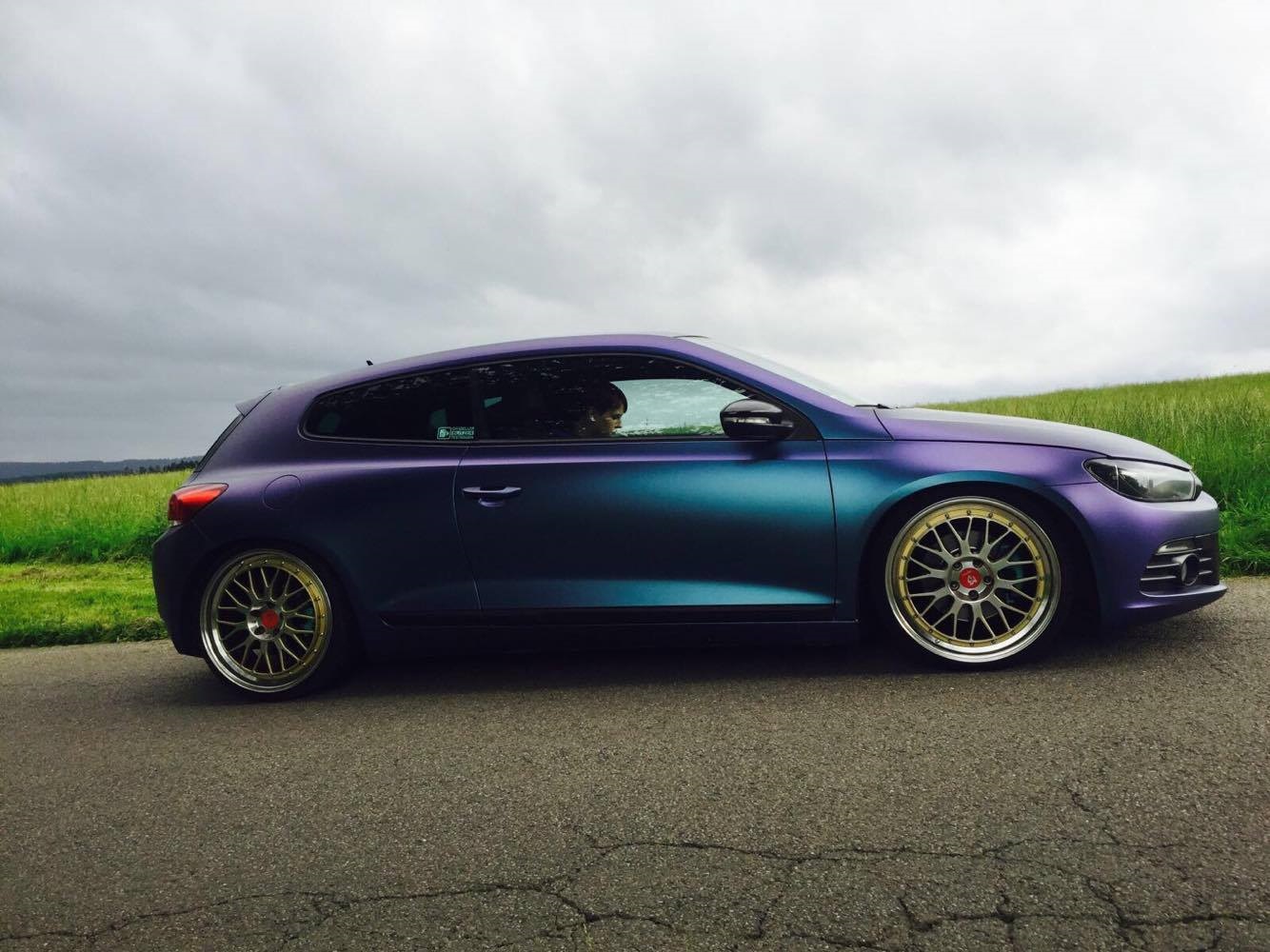 Matte Purple/Blue Iridescent wrap example